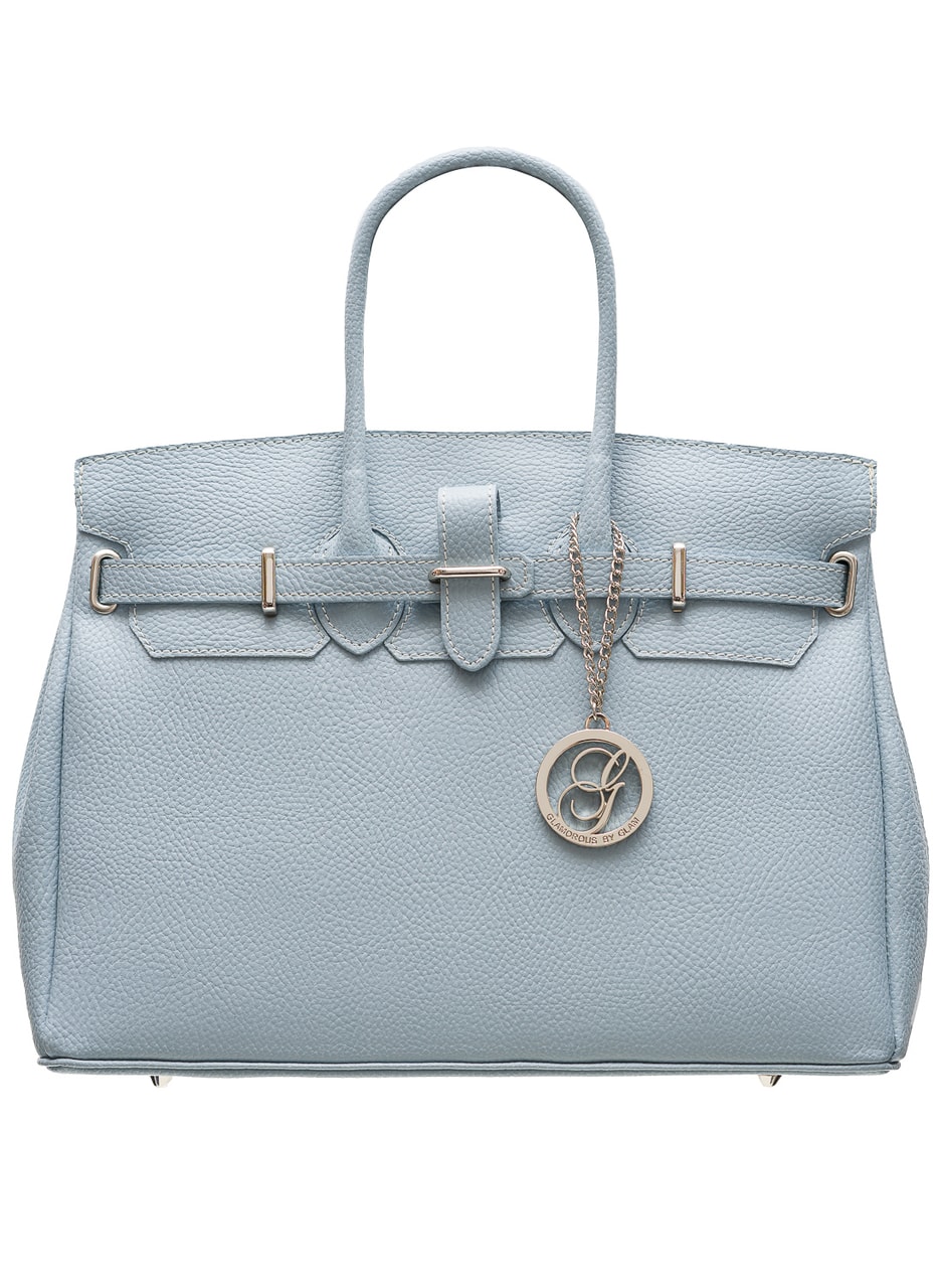 Glamadise Italian Fashion Paradise Women Real Leather Handbag Women Real Leather Handbag Glamorous By Glam Blue
